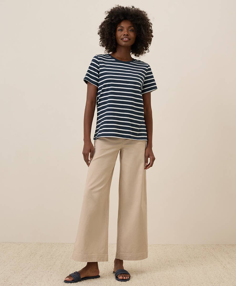 PACT Organic Cotton  Softspun Crew Neck Tee