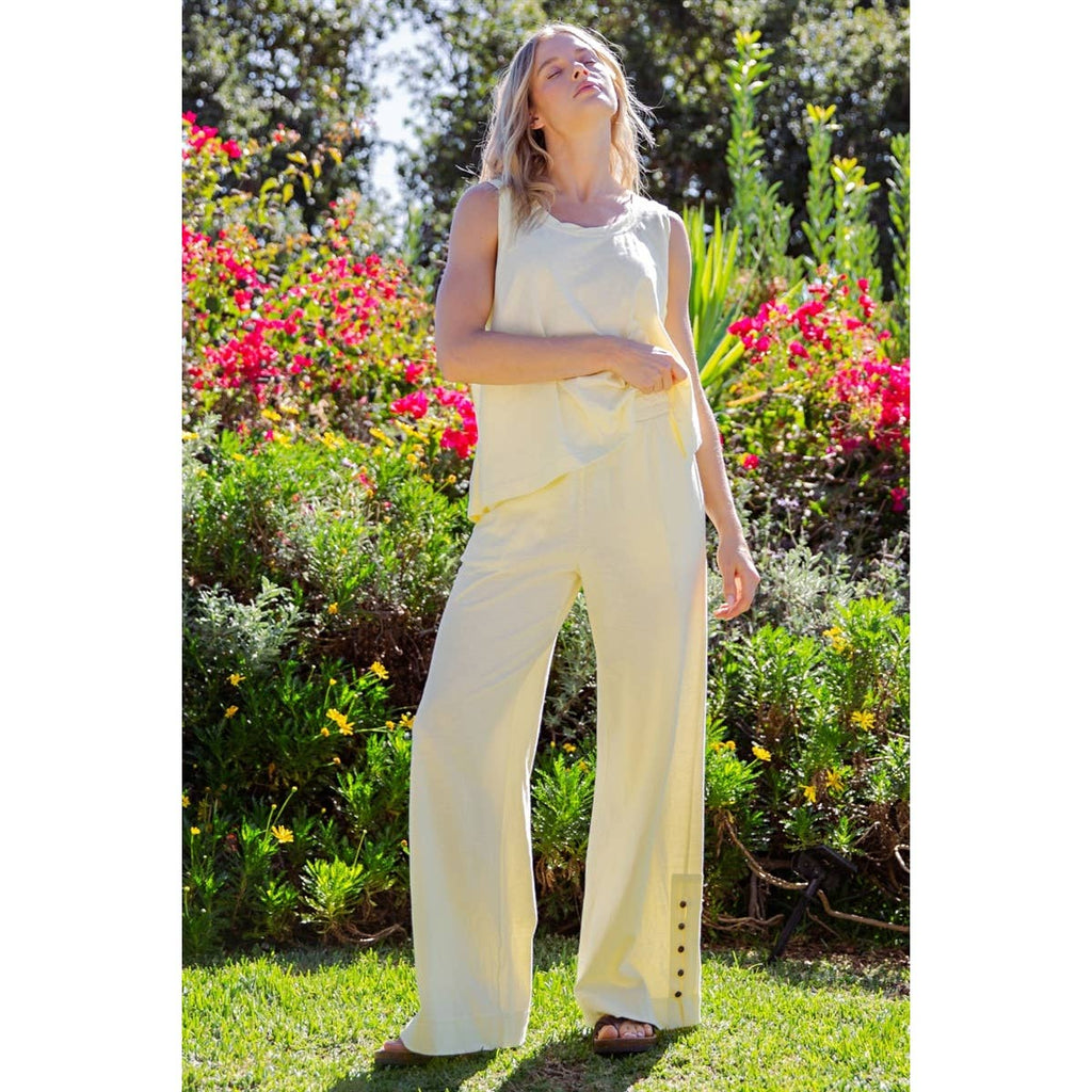 COTTON SLUB LAID-BACK CHIC SET