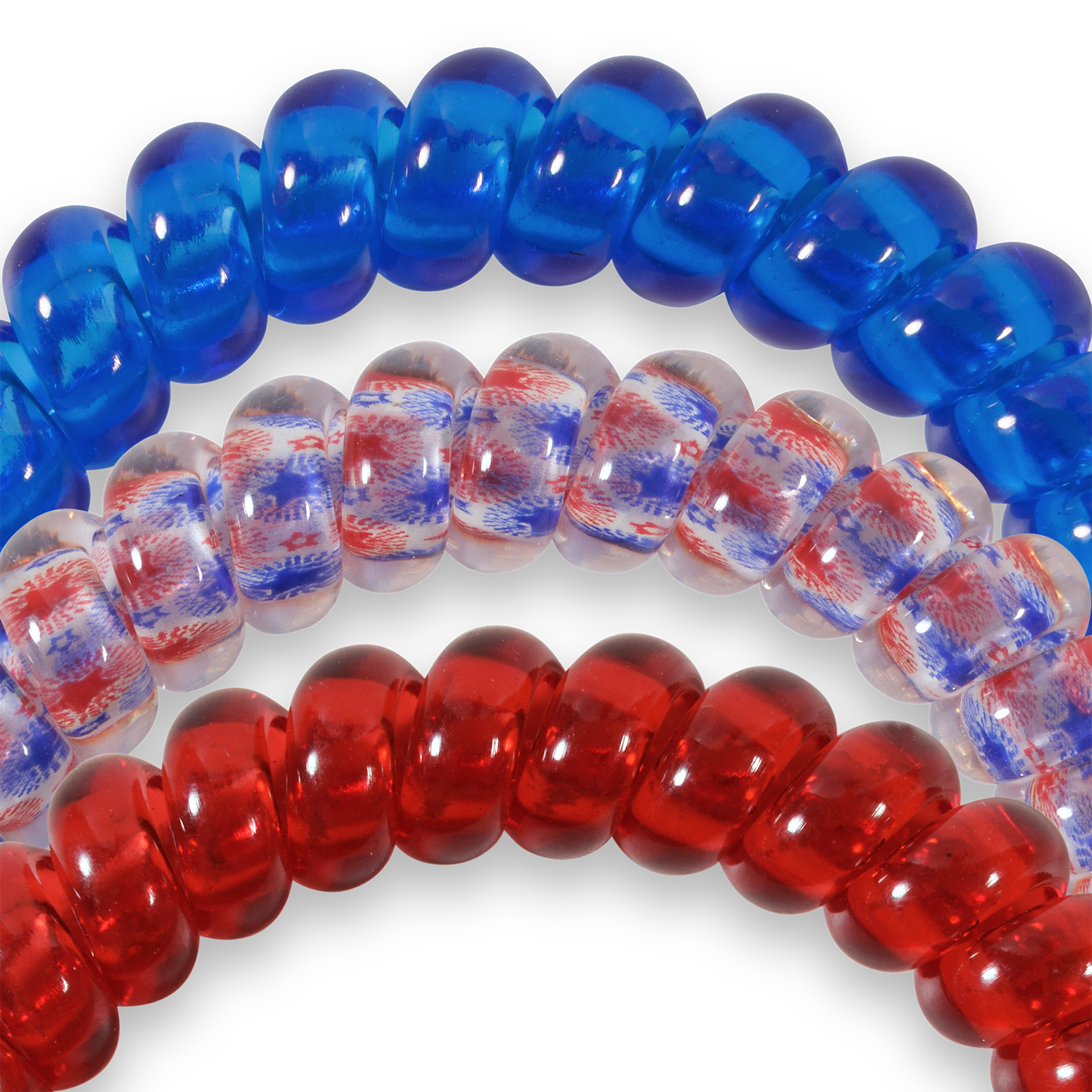TELETIES Patriot Pop Small Hair Ties
