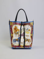 Genuine Leather Small Horse Tote