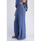 COTTON SLUB LAID-BACK CHIC SET