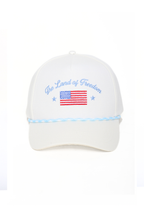 AMERICANA The Land of Freedom Flag Embroidered Hat