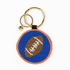 INK+ALLOY Beaded Bag Charm Blue + Orange