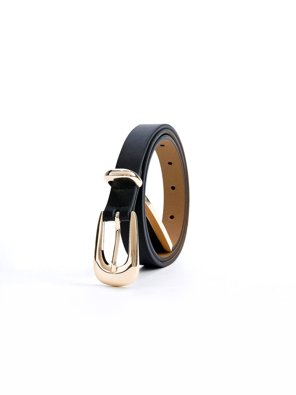 ETTIKA Saddle Belt Black Leather