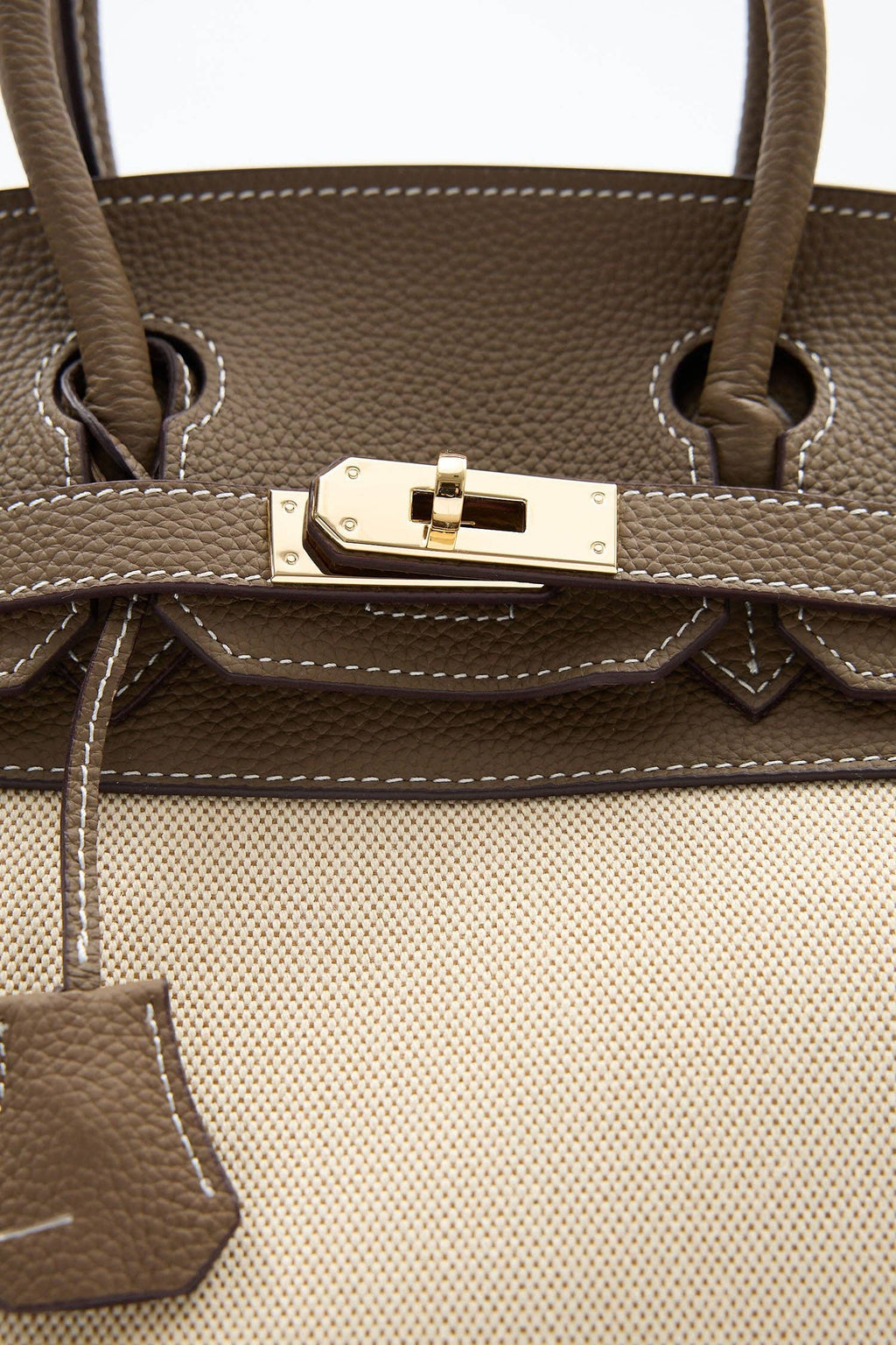 Orsay Bag with Genuine Leather – Khaki
