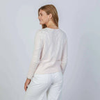 Celia Perfect Length Tee in Pink- Long Sleeve