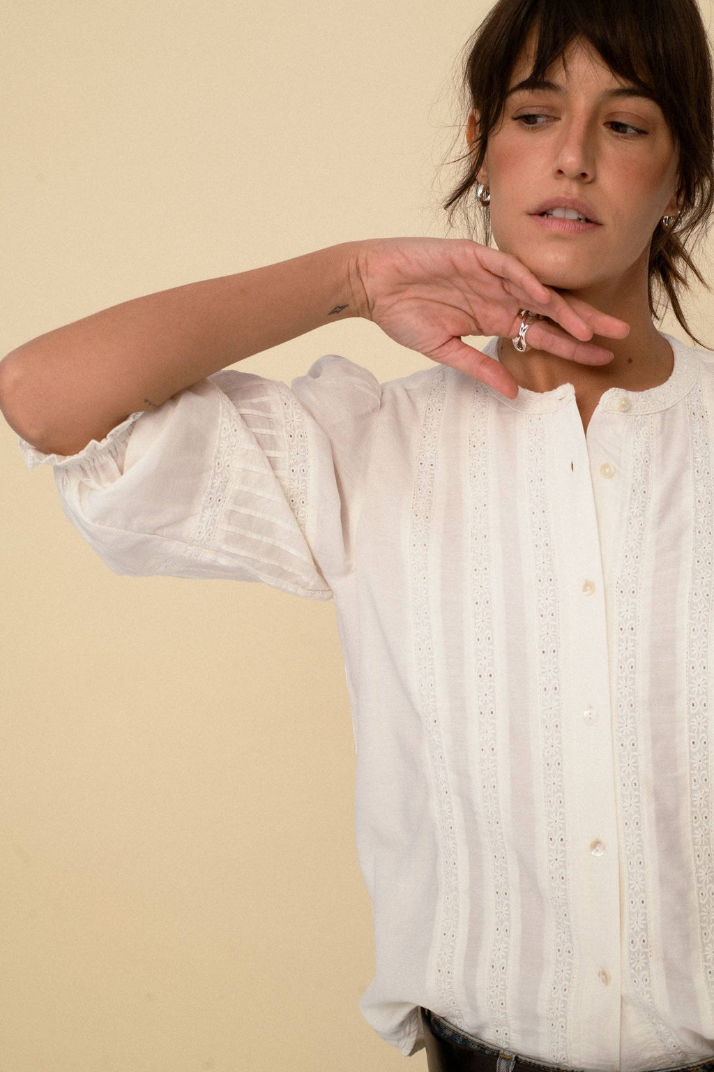 Sonmer blouse ecru
