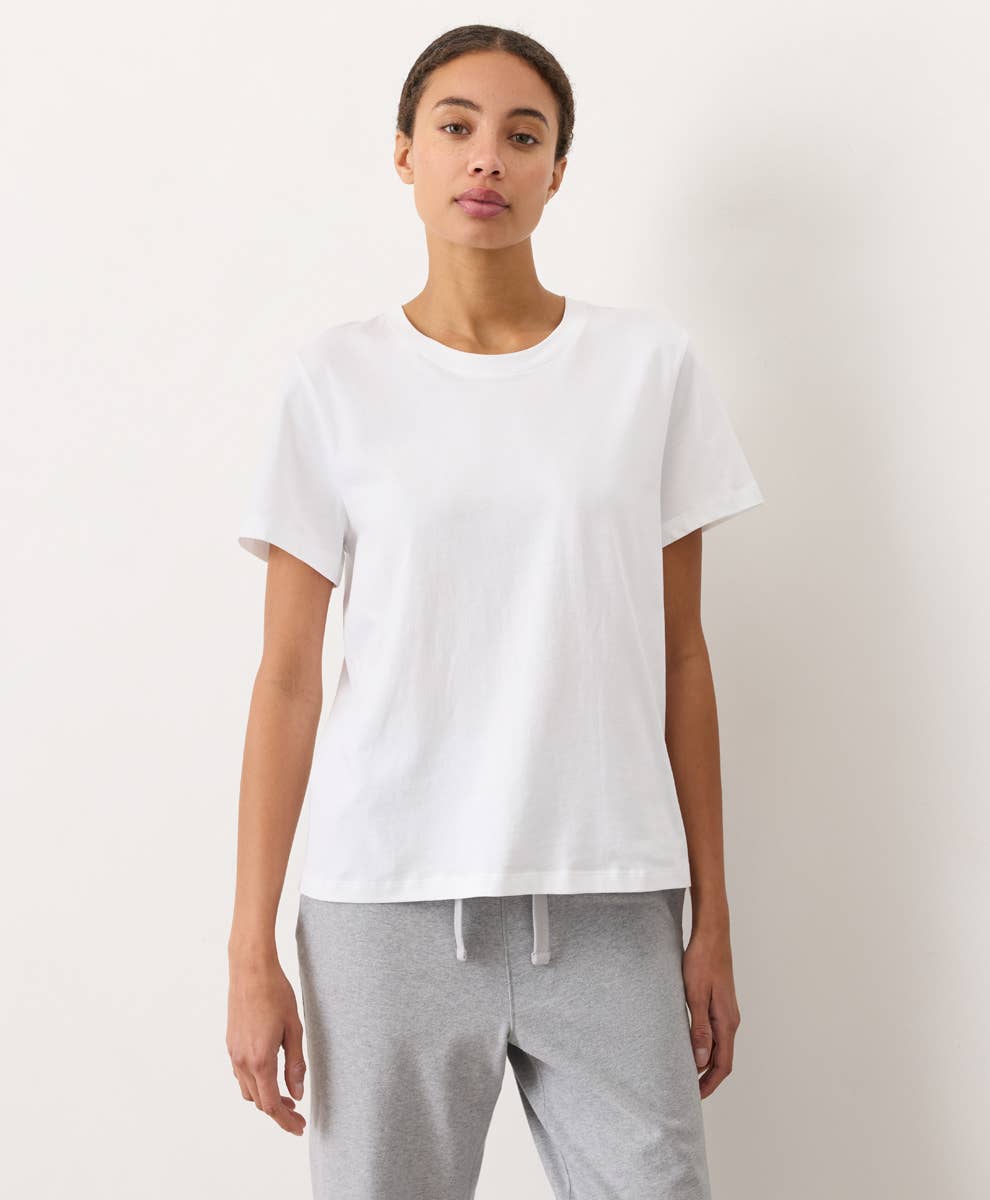 PACT Organic Cotton  Softspun Essential Crewneck Tee