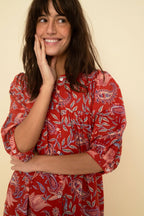 Sonmer Sofia dress terracotta