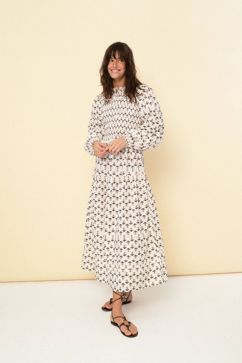 Sonmer Camila Dress – Ecru