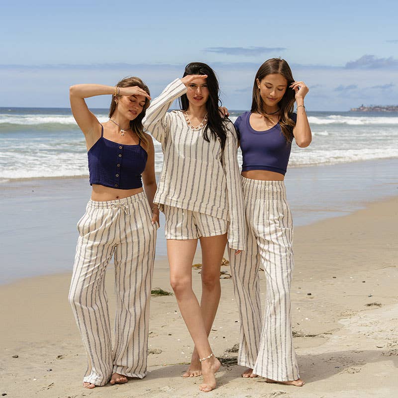 Lotus and Luna Oxford Cruisin Crop Top